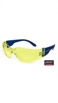 Apsauginiai akiniai Pesso, geltoni