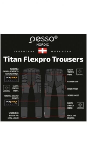 Darbo kelnės Pesso TITAN Flexpro 4