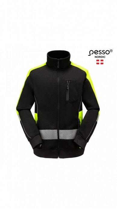 Džemperis Pesso HI-VIS, juodas - geltonas | FL06_G