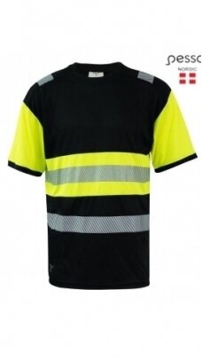 Marškinėliai Pesso HVM_J, juoda-geltona