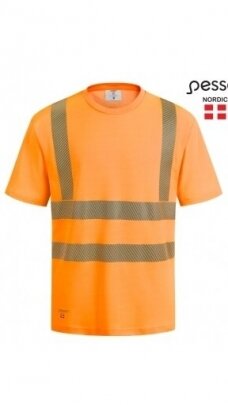 Marškinėliai Pesso HVMCOT HI-VIS, oranžiniai