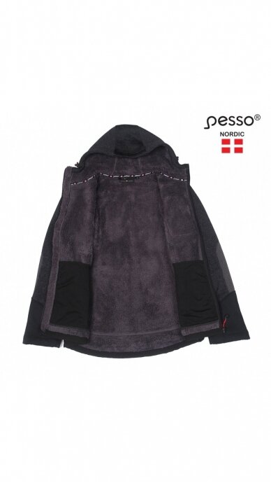 Pašiltintas modernaus dizaino džemperis Pesso OREGON, juodas 1